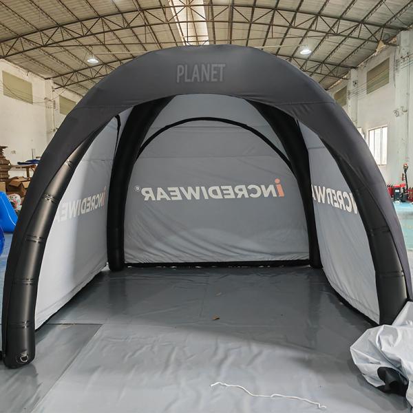 Eventos de exposições portáteis ao ar livre Tenda inflável à prova de ar com cobertura inflável Tenda de aranha inflável