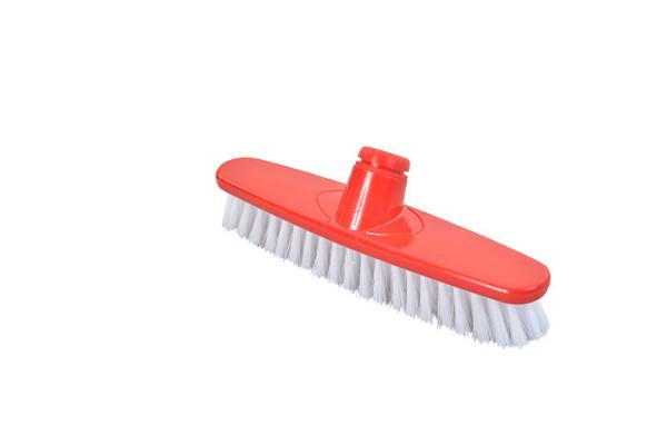 Floor Scrub Brush With Long Handle 48 Stiff Bristle Shower Deck Brush