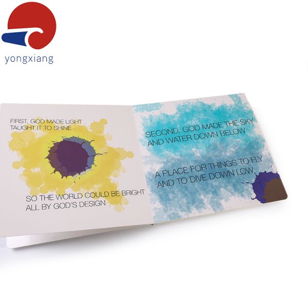 Environmentally Friendly Children's Board Books Glossy Lamination Custom Hard Cover Books