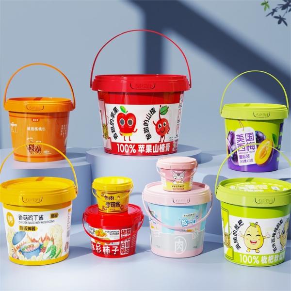 Food Grade Cotton Candy Ice Cream Honey Buckets for Milk Popcorn Snacks Packaging