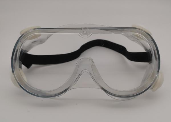 Óculos de proteção resistentes químicos da proteção ocular da névoa do PVC anti