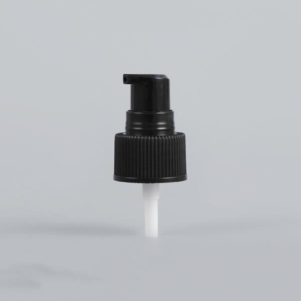 24mm 24/410 Treatment Cream Pump Black Plastic Lotion For Bottle