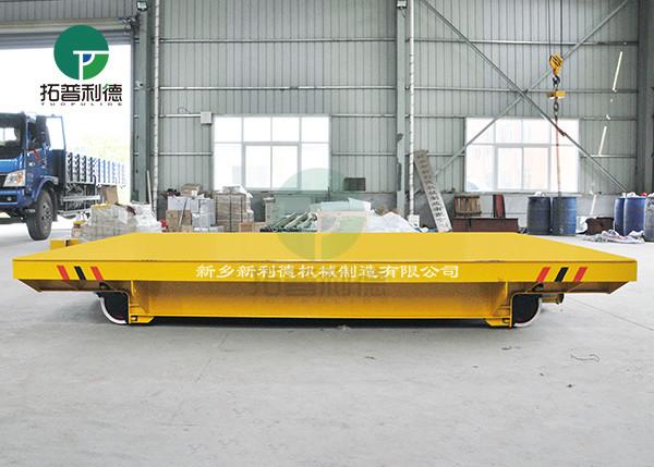 Heavy Duty Cable Drum Power Motorized Transfer Trailers Mold Transport Flat Rail Trolley Transformer Plant