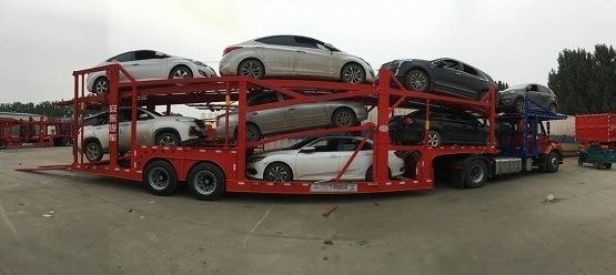 All Vehicle Types 18t-28t Loading Weight Car Carrier Semi-Trailer with Customization