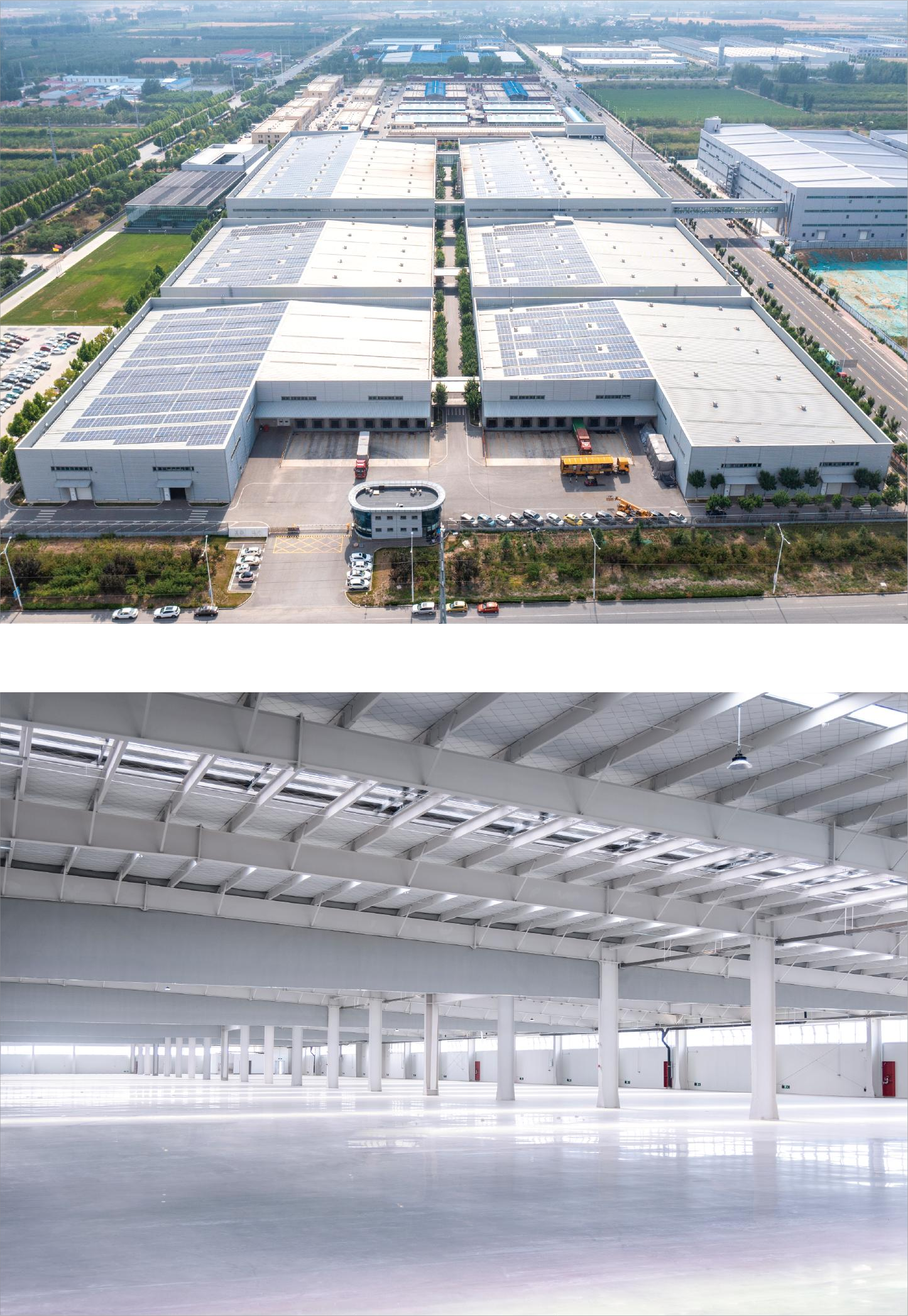 Industrial / Commercial Prefab Building Construction Steel Structure