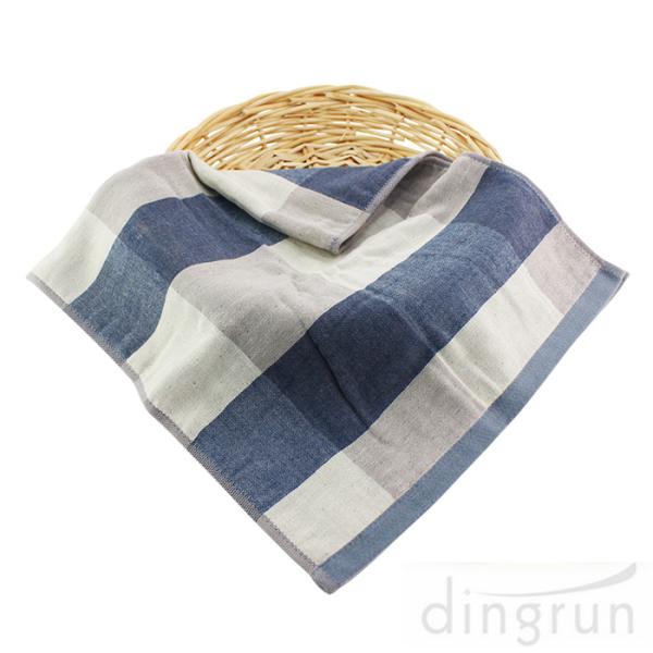 Japanese Cotton Jacquard Hand Towel Check Design Face Towel Bath Towel