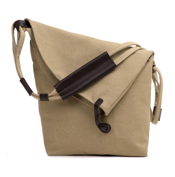 Waterproof Custom Canvas Messenger Bags Purse , Shoulder Sling Laptop Bag