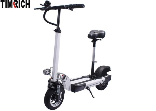 TM-KV-930C  500W Folding Electric Battery Powered Bike / 10 Inch Electric Scooter With Cushion