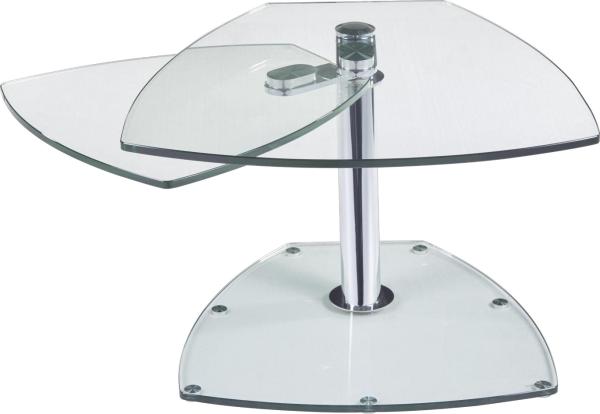 Glass Nesting Coffee Cafe Tables Durable Multifunctional Adjustable