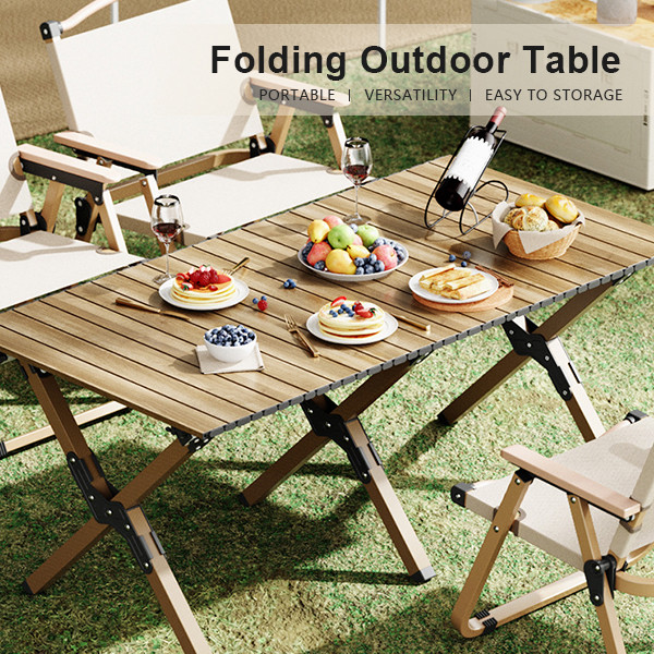 Классический стол для кемпинга из алюминия с подвижными ногами