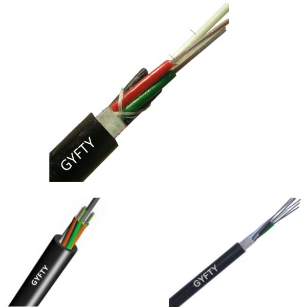 48 cor preta do cabo de fibra ótica do canal GYFTY do único modo do núcleo