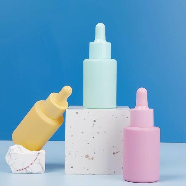 Dropper Glass Essential Oil Bottle 30ml 50ml Frosted Glass Matt Essence Drip