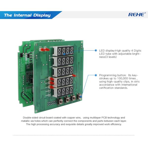 Slim model Three  phase multi amp volt Hz digital multi panel Meter 010v meter
