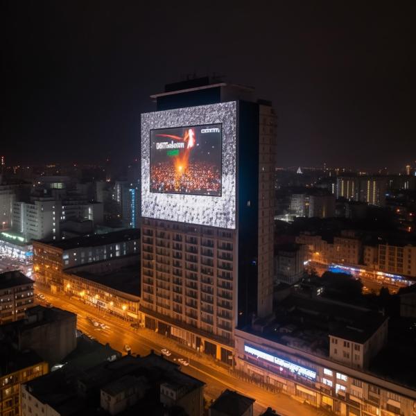 6500K LED Advertising Billboard Sign AC110V / 220V 140° Viewing Angle