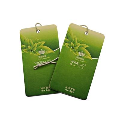 Parfum d'ambiance de papier accrochant de voiture avec la conception d'OEM et d'ODM pour la voiture