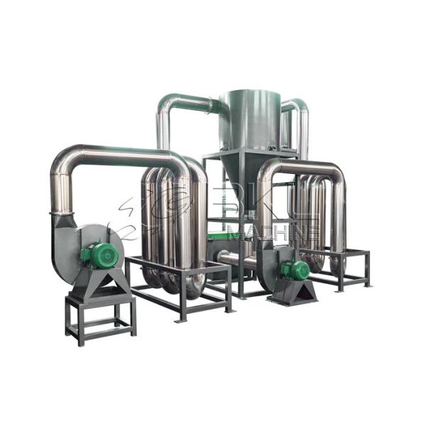 Thermal 15Kw Plastic Recycling Lines 219mm Pipe Drying Equipment