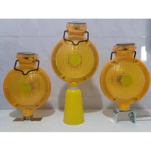 185 mm de garaje luz de advertencia de tráfico temporal barreras de tráfico de hormigón inteligentes