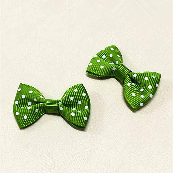 Gift Packing Party Decoration Satin Ribbon Bow Colorful Grosgrain With Dot