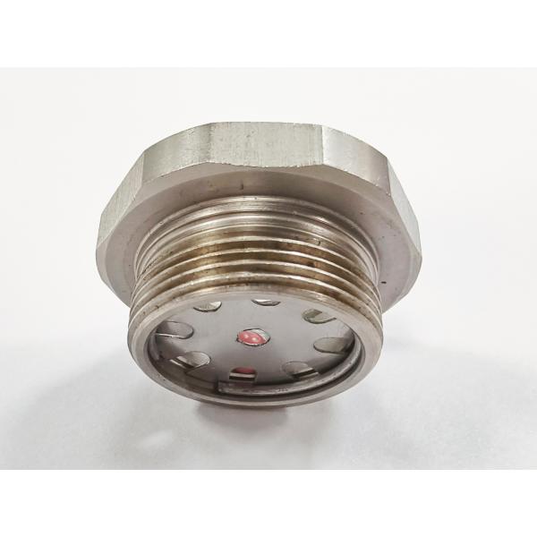 Pressure Hermetic Sight Glass with Flanged Connection Glass To Metal Seal 1215 Steel