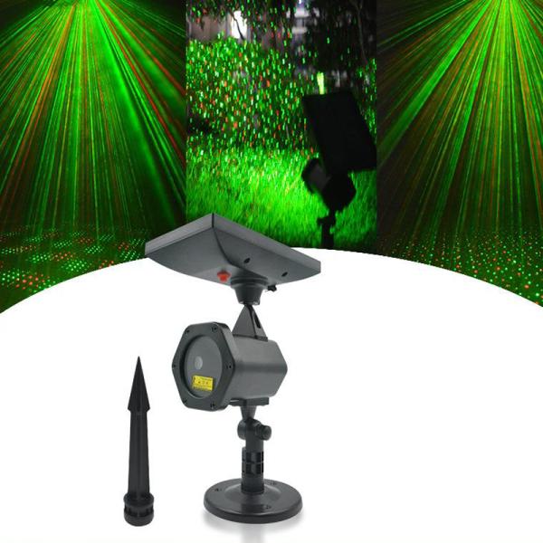 Garden Patio Tree Building Solar Powered Laser Lamp with Changeable Projector Lights