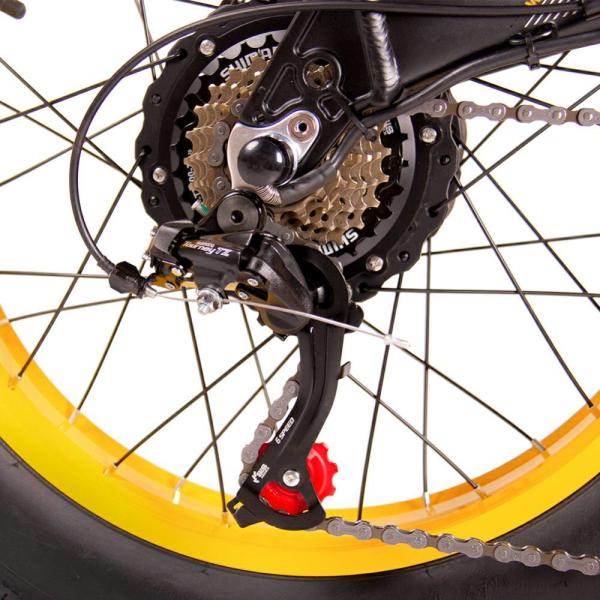 Bicicleta elétrica dobrável 12.8ah 1000w 20*4inch do pneu gordo de Cysum X2000 do ESTOQUE da UE