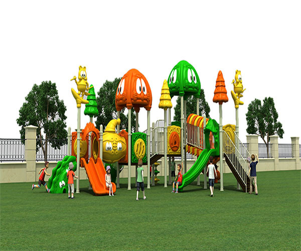Modern Plastic Commercial Playground Equipment , Outdoor Play Park Equipment