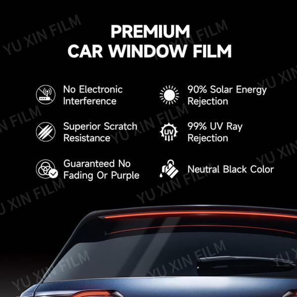 OEM Car Window 1 Ply Primary Film Heat Rejection Clear Visibility Tint Film