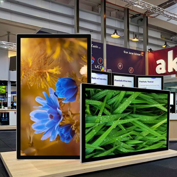 Hot Sales Customizable Size Wall-Mounted HD 4K 2K Monitor with Large Narrow Bezel for Elevator Retail Store Animation Display