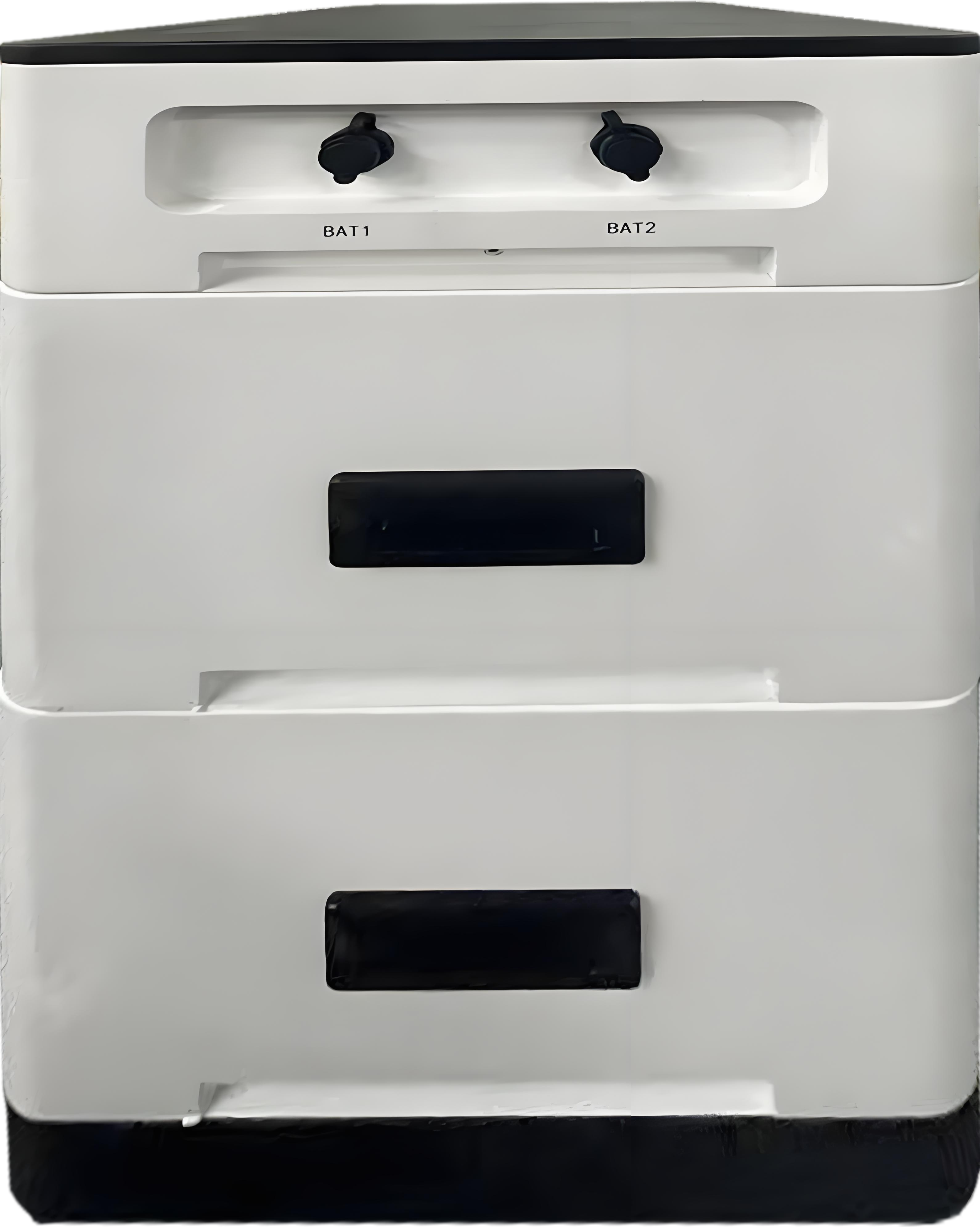 Intelligent Boost 5kWh Battery System Smart BMS Waterproof Stacked Split Type for Solar Applications AC Output CAN Hybrid