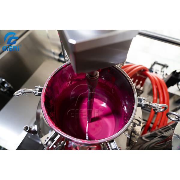 Máquina de rellenar 800L/Min 960pcs/H de la barra de labios del mármol del silicón