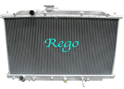 High Polished Aluminum Car Radiators , 03 - 07 AT Honda Accord Car Radiator