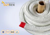 Garniture de corde de fibre de verre de l'isolation thermique 550C pour des cheminées de chaudière industrielle