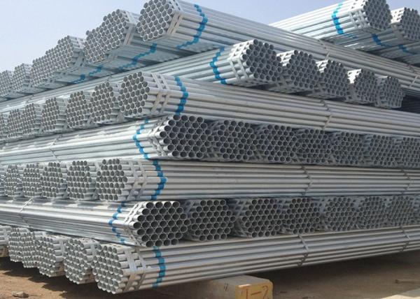 8 Inch Hot Dip Galvanized Tube , Sch 80 Galvanized Steel Pipe Square Shape Q215A Material