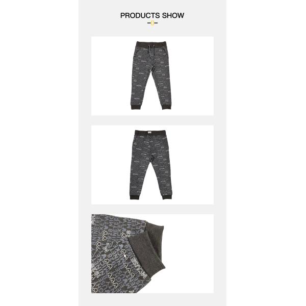 Customized Size High Grade 100% Cotton Jogging Drawstring Boys Loose Elastic Kids Casual Pants Sweatpants