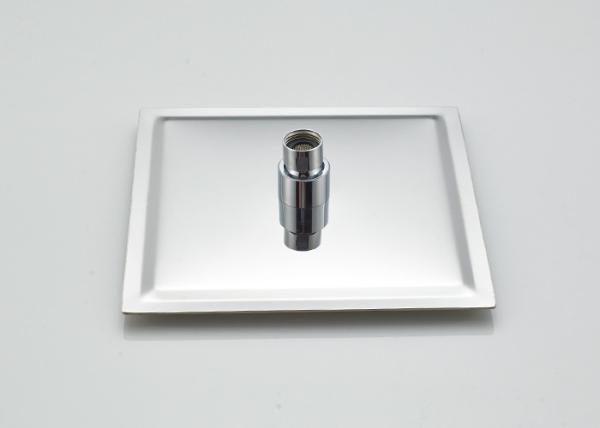 Super Thin Square Rainfall Modern Shower Fixtures , Chrome Shower Fixtures ROVATE