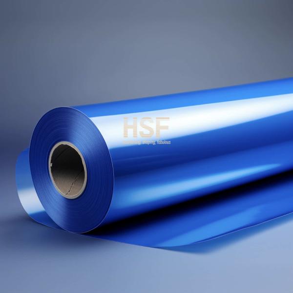 75uM Opaque Blue MOPP Silicone Release Film Width 1300mm