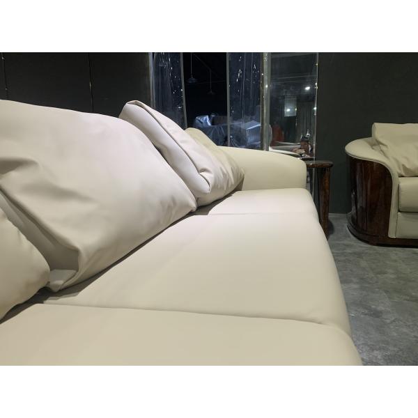 1.1m Fabric Leather Chesterfield Sectional Pine Sectional Couch For Living Room