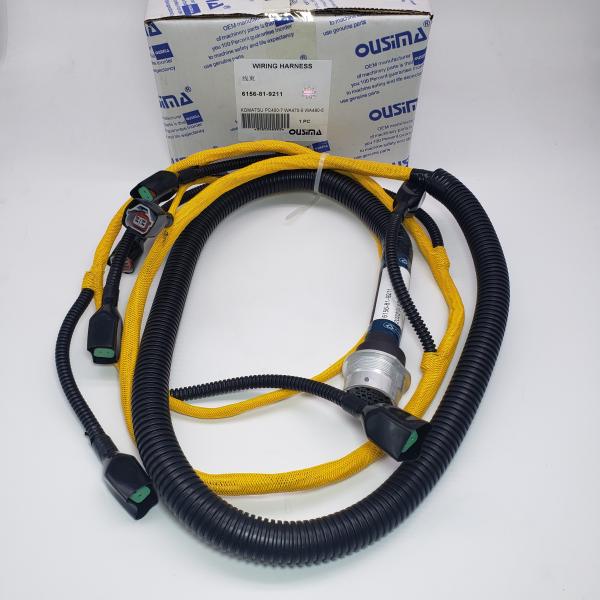 Engine Part Wiring Harness 6156-81-9211 For KOMATSU PC400
