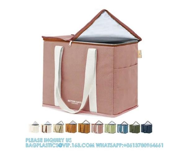 Promotional Custom Logo Printed Eco Friendly Large Capacity Food & Medical Tote Bags Rockbros Insulated Cooler Bag