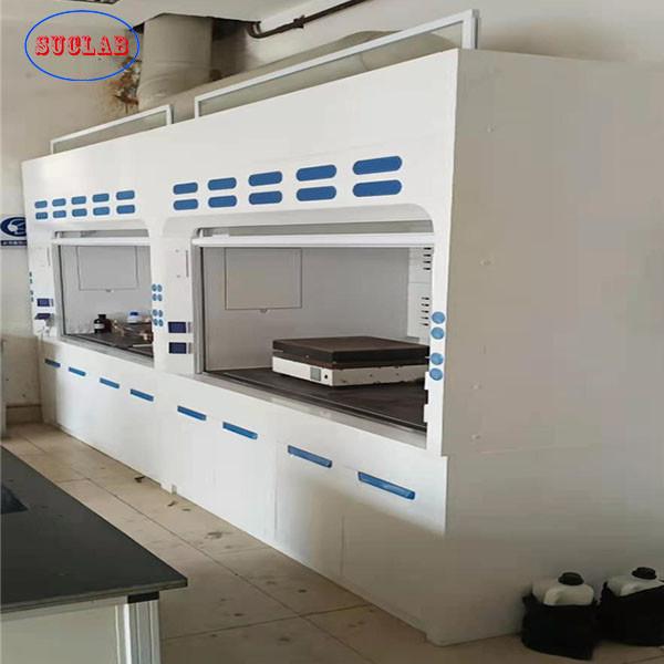 Emanações fortes de aço completas Eco-amigáveis Hood Specifications do laboratório da resistência química do OEM