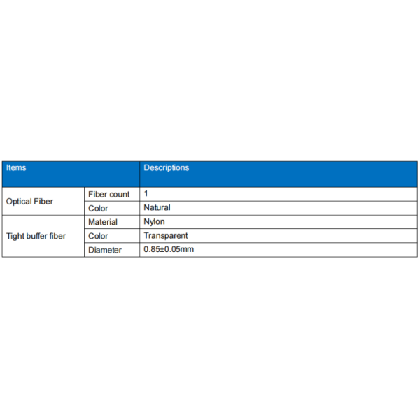 FTTH Invisible Optical Cable GJJN-1X | For Transparent and Network System