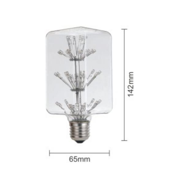 Led T65 3w Edison Dimmable Led Bulbs Sky Star Light  Indoor  E26 / E27