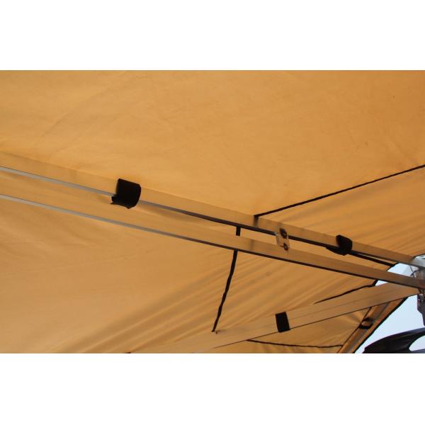 9KG Gross Weight Car Side Awning with Camping and Shower Tent Folding Size 162X19X10cm