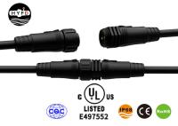 PA66 8 conector impermeável de nylon do Pin 250V M19 IP67 para a luz do diodo emissor de luz