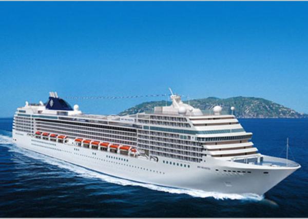 MSC Musica Cruise Ship Mediterranean Cruises Ship Models With Alloy Diecast Anchor Material