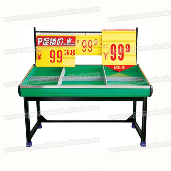 1M 0.5M Steel Fruit Display Vegetable Rack For Shop 150kg Supermarket Shelf