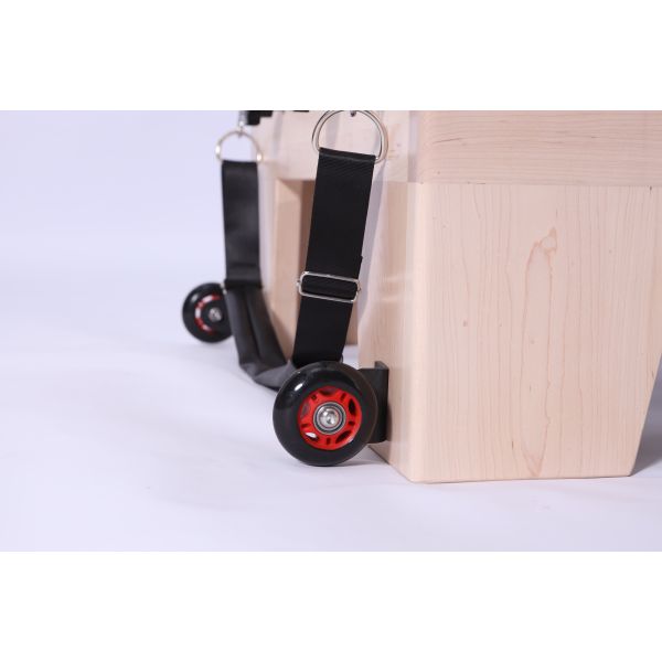 Maple Wood Pilates Reformer U+PL001S with Reinforced Frame Construction