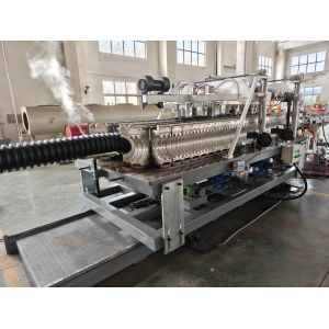 Double Wall Corrugated Pipe Extrusion Line with 1 Set Water Tank, Screw Diameter