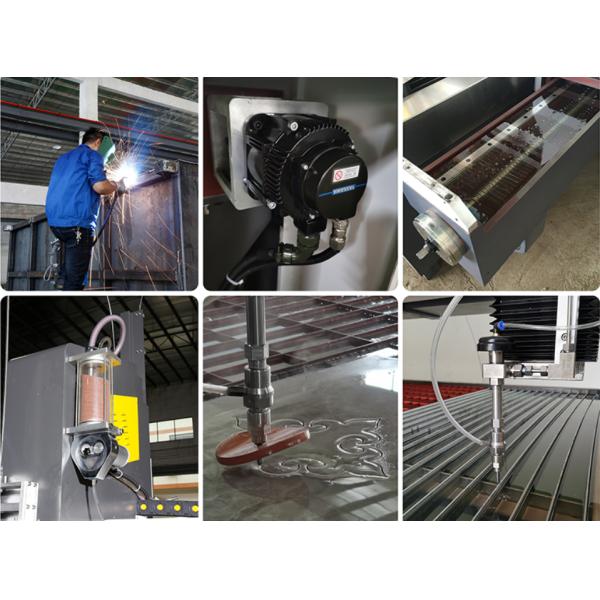 Máquina de corte por chorro de agua de 5 ejes Máquina de corte por chorro de agua para el corte de ángulos para piedra metal vidrio plástico