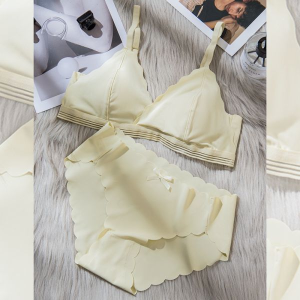 New Arrival Female Seamless Panties With Bra Pants and Bra Wholesale Comfortable Fashion Womens Panties and Bras Seamless